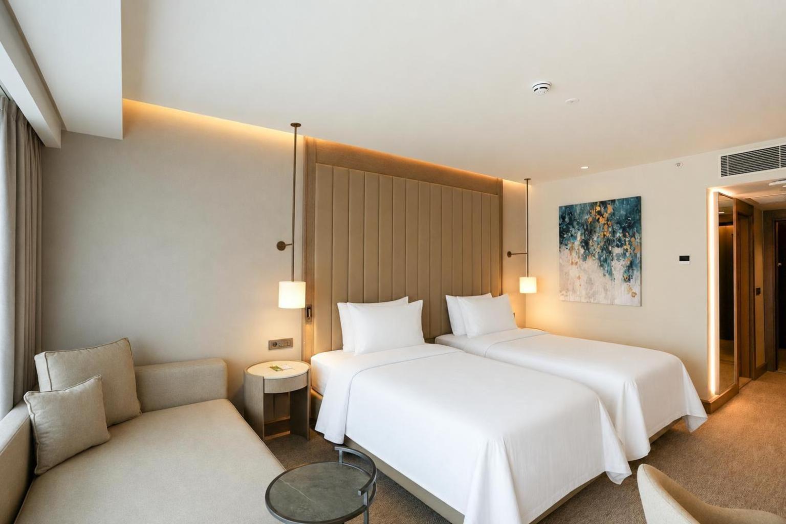 Quarto Deluxe com Cama de Casal ou 2 de Solteiro e Vista do Jardim